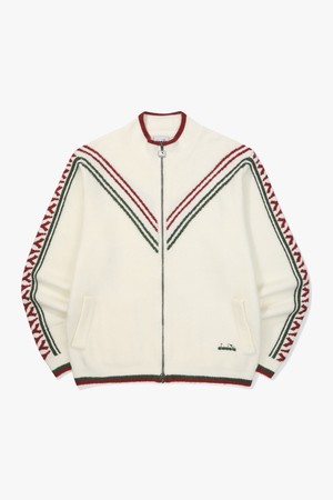 프리즈 스웨터 트랙 자켓 OFF WHITE