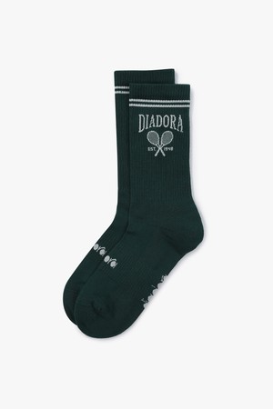 로고 자수 쿼터 삭스 DARK GREEN