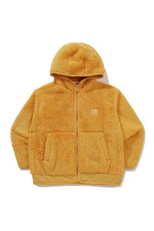 에센셜 플리스 후드 자켓 키즈 YELLOW
