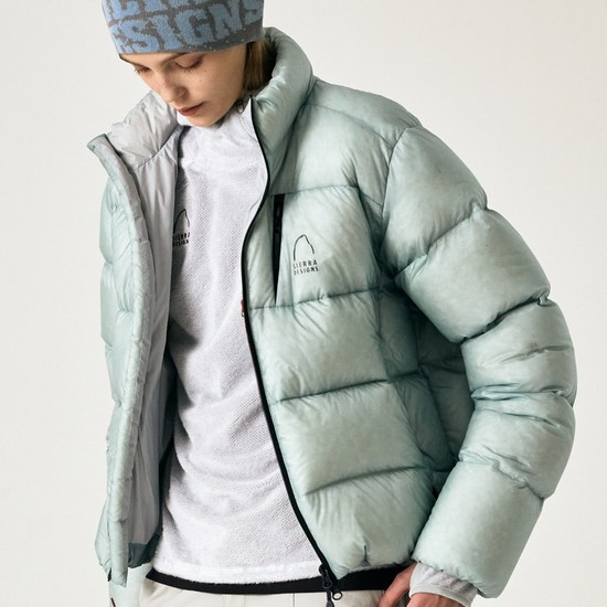 W) 뮤어 스탠드넥 구스다운 자켓 LIGHT GREY
