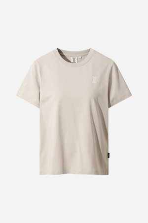 여성) 에센셜 반팔 티셔츠(BEIGE)