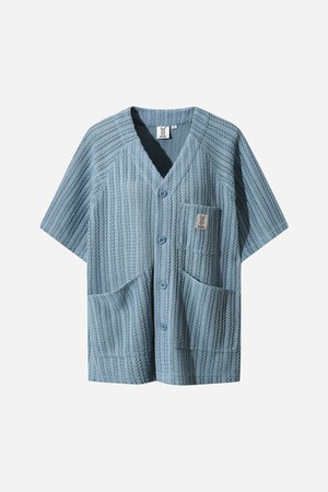 유니) 칸타 반팔 가디건(SBLUE)