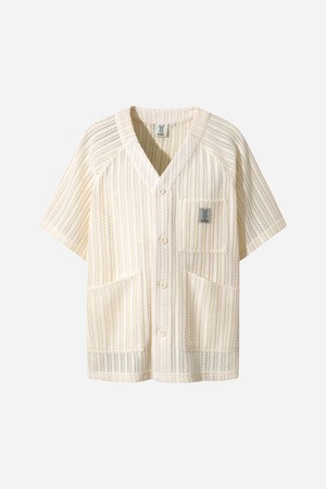 유니) 칸타 반팔 가디건(IVORY)