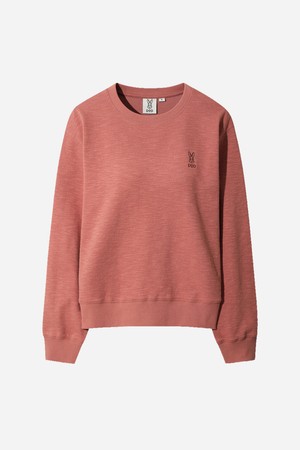 여성) 크리즈 맨투맨(DARK PINK)