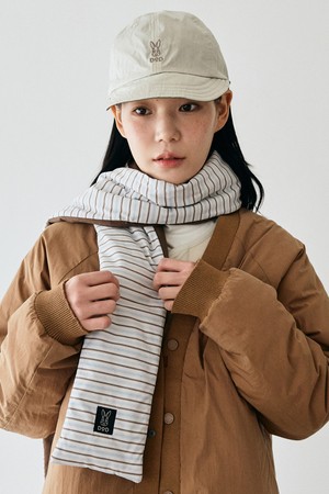 멀티 스트라이프 머플러(IVORY PATTERN)