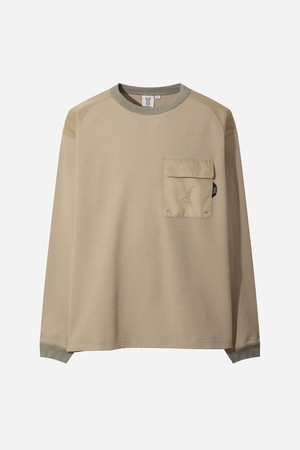남성) 러기드 긴팔 티셔츠(TAN)