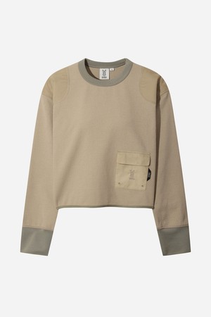 여성) 러기드 긴팔 티셔츠(TAN)