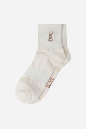 코튼 베이직 단목 양말(IVORY)