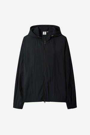 젠클 플리츠 후드 자켓 (BLACK)