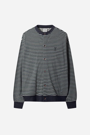 멀티 스트라이프 가디건(NAVY)