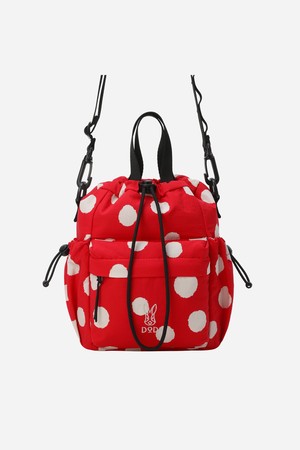 키노코 도트 버킷백(RED)