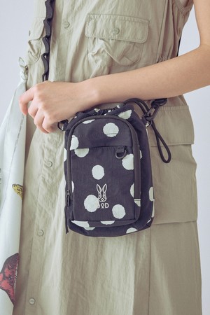키노코 도트 크로스백(BLACK)