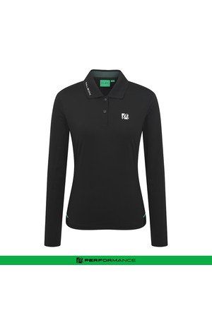 롱 슬리브리스 메쉬 티셔츠 BLACK (WOMAN)_BLACK-a