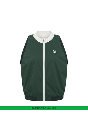 퍼포먼스 풀집업 베스트 GREEN (WOMAN)_GREEN-a
