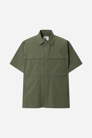 스루스루 반팔 셔츠(KHAKI)
