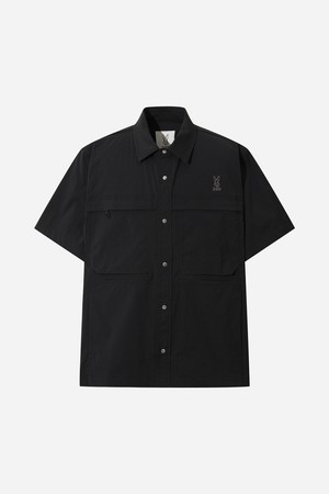 스루스루 반팔 셔츠(BLACK)