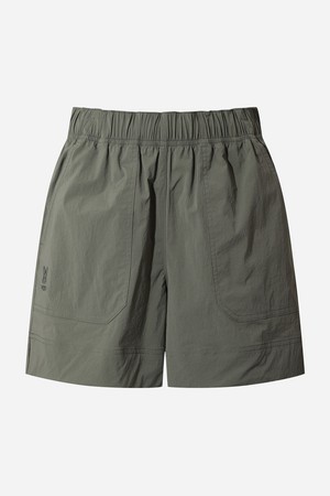 여성) 마이로 레귤러핏 반바지(DARK GREY)