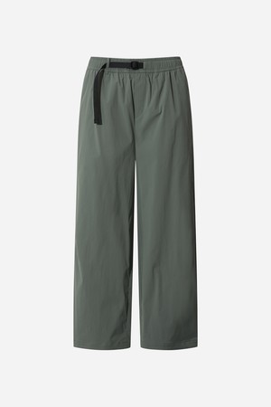 여성) 코듀라 세미오버핏 9부 팬츠(KHAKI)