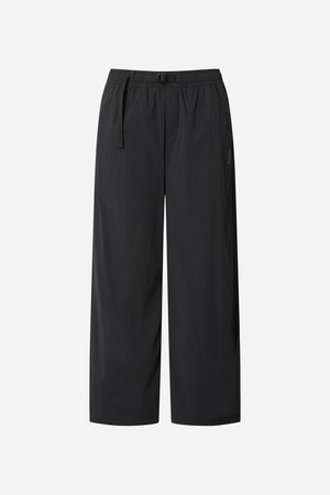 여성) 코듀라 세미오버핏 9부 팬츠(BLACK)