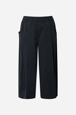 여성) 스루스루 세미오버핏 7부 팬츠(NAVY)