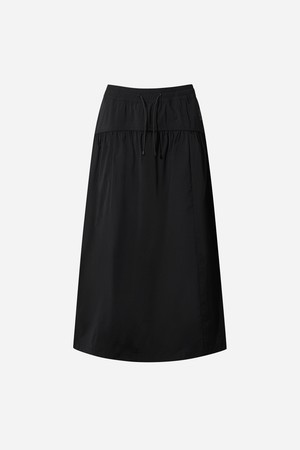 여성) 스루스루 벌룬핏 스커트(BLACK)