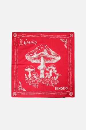 우드 키노코 스카프(RED)