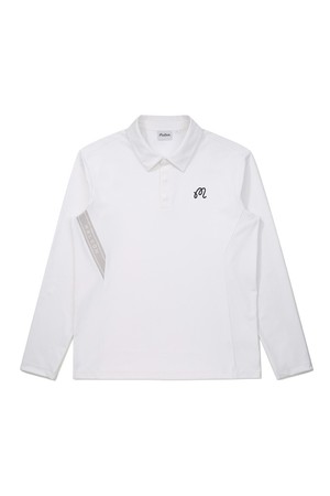 원포인트 테크 긴팔 티셔츠 OFF WHITE (MAN)_WHITE-a