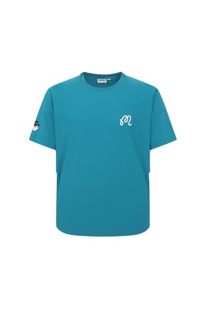 플레이어 기능성 벤틸 라운드 티셔츠 PEACOCK GREEN (MAN)_BLUE-a