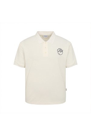 버킷 포인트 베이직 폴로 티셔츠 CREAM (MAN)_IVORY-a