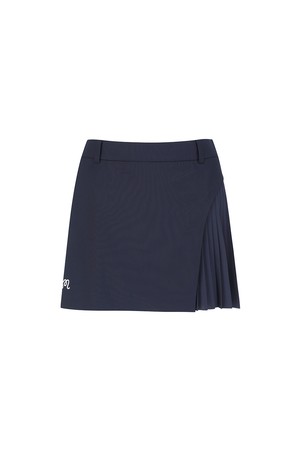 플리츠 레이어드 퍼포먼스 스커트 NAVY (WOMAN)_NAVY-a