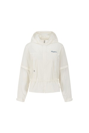 여성 후드 탈착 소매 믹스 자켓 WHITE (WOMAN)_WHITE-a