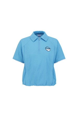 썸머 경량 카라 우븐 피스테 BLUE (WOMAN)_BLUE-a