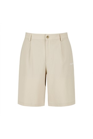 시어서커 하프 팬츠 BEIGE (MAN)_BLACK-a