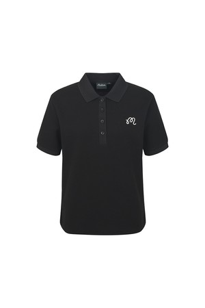 M 프리미엄 코튼 데일리핏 폴로 BLACK (WOMAN)_BLACK-a