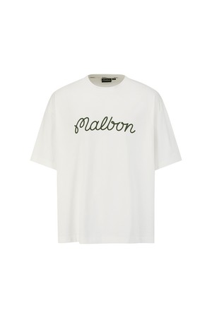 오버핏 말본레터링 라운드 OFF WHITE_WHITE-a