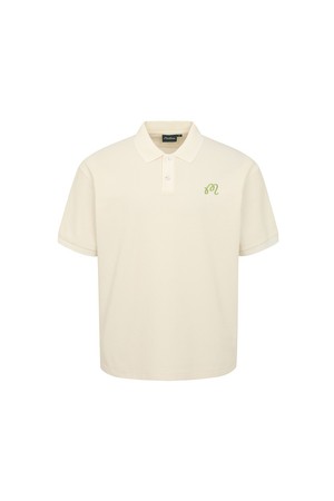 M 프리미엄 코튼 데일리핏 폴로 티셔츠 CREAM (MAN)_IVORY-a