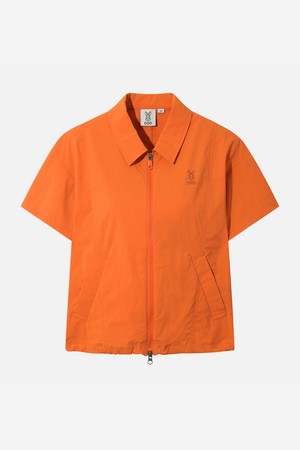 여성) 스루스루 반팔 자켓(ORANGE)