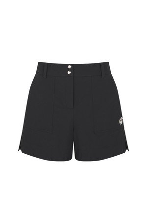 에센셜 밴드 하프 팬츠 BLACK (WOMAN)_BLACK-a