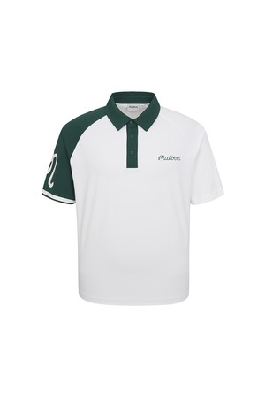 소매배색 폴로 티셔츠 GREEN (MAN)_GREEN-a