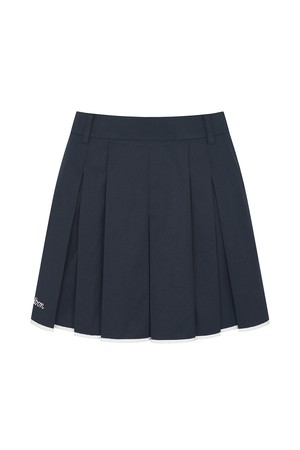 변형 플리츠 벨트 스커트 NAVY (WOMAN)_NAVY-a