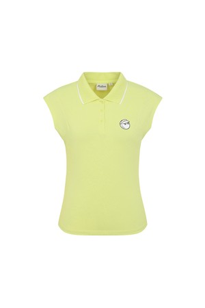 캡슬리브 슬림 카라 탑 YELLOW (WOMAN)_YELLOW-a