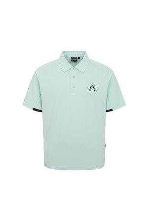 원포인트 여름 폴로 티셔츠 PASTEL BLUE (MAN)_BLUE-a