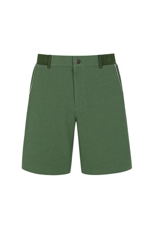 체인 케이블 패턴 니트배색 하프팬츠 DARK GREEN (MAN)_KHAKI-a