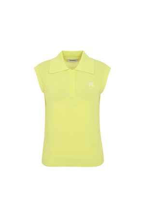 카라 니트 슬리브리스 YELLOW (WOMAN)_YELLOW-a