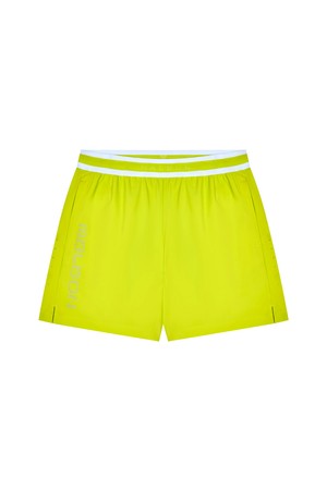 [더카트 단독] [Malbon Run Club] MRC 테크 쇼츠 LIME (MAN)_CAMEL-a