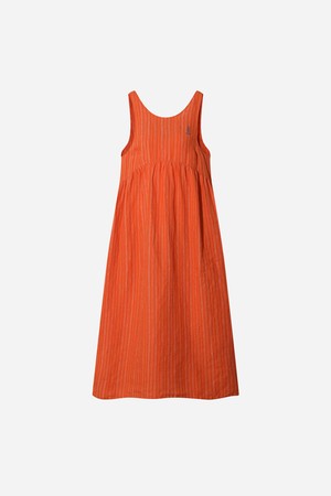 여성) 마사 스트라이프 원피스(ORANGE)