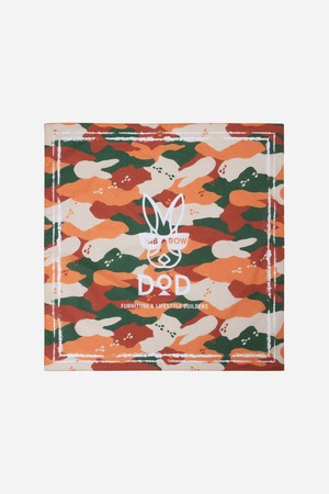 DOD x HIBROW 크래프트 카모 스카프(PTN ORANGE)
