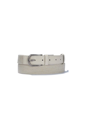 와펜 포인트 웨빙 벨트 BEIGE_BEIGE-a