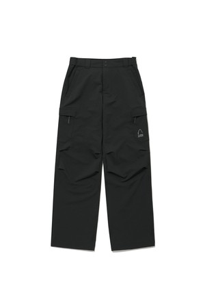 W) 어바인 카고 팬츠 (세미와이드핏) BLACK