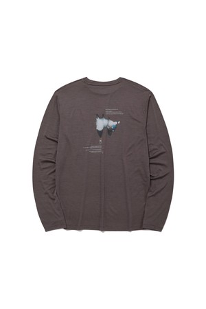 시에라 울 일루전 롱슬리브 PURPLE GREY